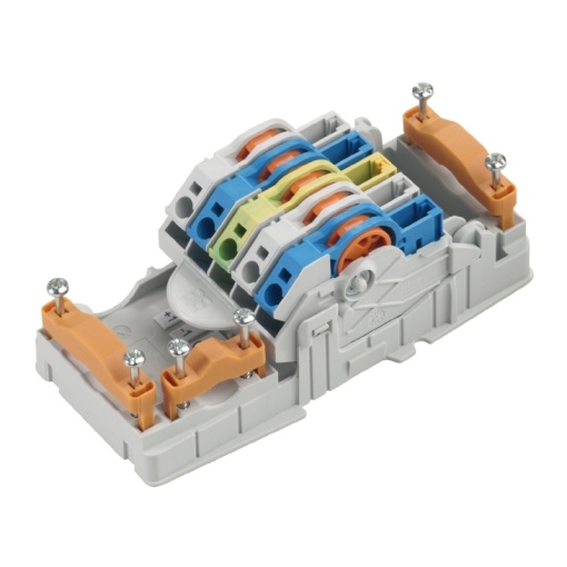 Energy distribution terminal block, IP20, Insulation displacement connection IDC, PUSH IN, Number of poles