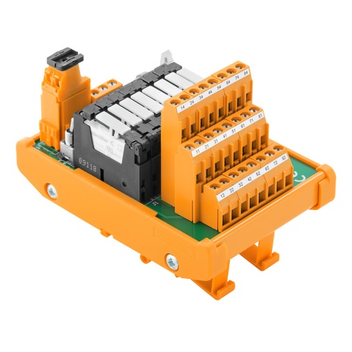 Interface module with relais, RSS, LL3R 5.08 mm, Screw connection, Plug-in connector in acc. with IEC60603-13  DIN41651, 20-pole plug, 24 V DC  10%,
