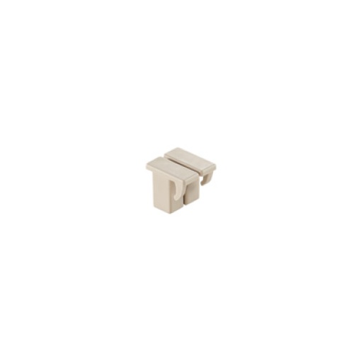 Terminal cover, dark beige, Wemid, Height 11 mm, Width 9.96 mm, Depth 9.68 mm, V-0
