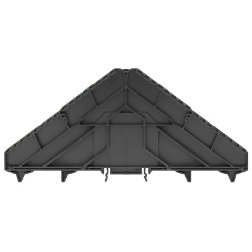 Marker holder terminal, P-series, Number of levels 16, TS 35 x 7.5, black