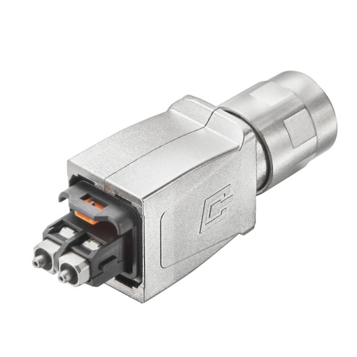 FO connector, IP67, Connection 1 SCRJ, Connection 2 Rapid connection system crimping, cutting, POF