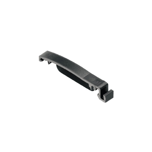 Endplate bus insert profile, IP20 in installed state, Plastic, black