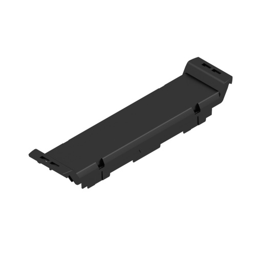 Front element Modular housing, Width 22.5 , IP20 in installed state, Plastic, black
