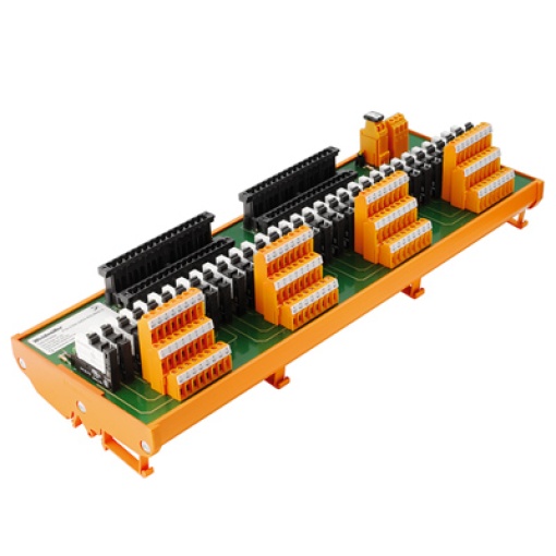 Interface module with relais, RSS, LL3R 5.08 mm, Screw connection, SLDV-THR 5.08, 64-pole, 24 V DC  10%, 13 mA, 1-wire