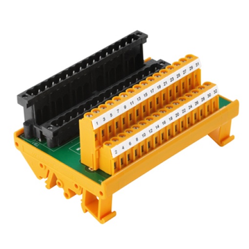 Interface module with terminal, connector, built-in, SLDV-THR 5.08, 32-pole female, Screw connection