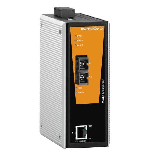 Media converter RJ45  FO, IP30