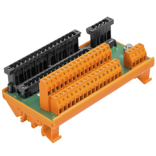 Interface module with terminal, connector, built-in, SLDV-THR 5.08, 32-pole female, Screw connection