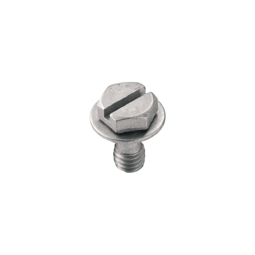 Fixing screw Housing, Klippon TB Terminal Box, 14 x 18 x 14 mm, Stainless steel, rust-proof, untreated, silver