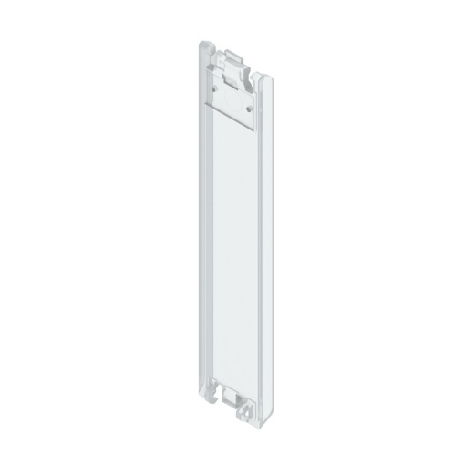 Flip cover Modular housing, Width 17.5 , Plastic, Transparent