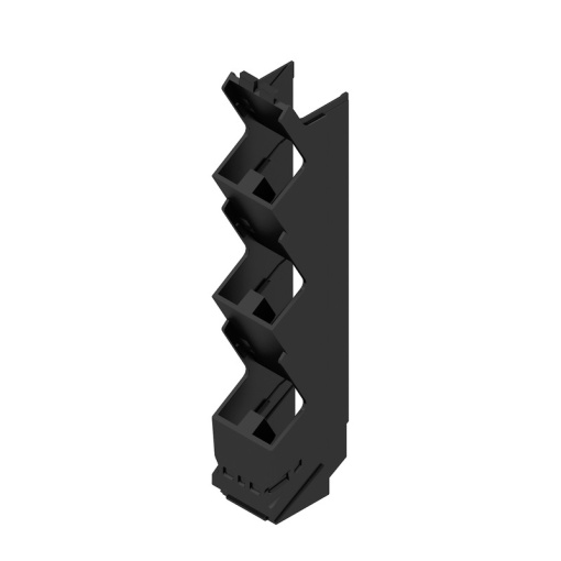 Side element Modular housing, Width 17.5 , IP20 in installed state, Plastic, black