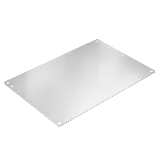 Mounting plate Housing, Klippon TB Terminal Box, 701 x 453 x 12 mm, Sheet steel, galvanized, silver