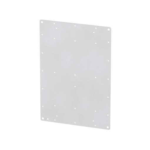Mounting plate Housing, Klippon TB Terminal Box, prepunched, 239 x 345 x 1.5 mm, Stainless steel 1.4301 304, untreated, silver