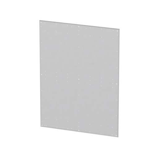 Mounting plate Housing, Klippon TB Terminal Box, prepunched, 680 x 926 x 12 mm, Stainless steel 1.4301 304, untreated, silver