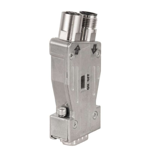 Sub-D connector, Outgoing elbow 180
