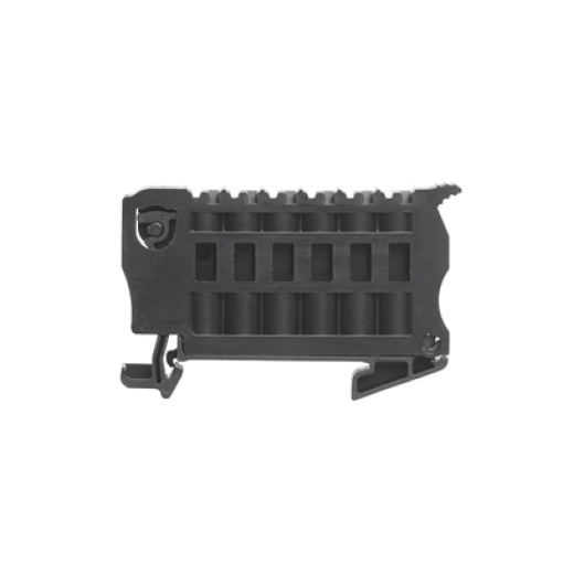 Accessories holder terminal, TS 35, Wemid, black