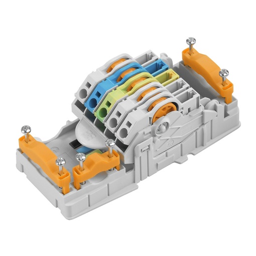 Energy distribution terminal block, IP20, Insulation displacement connection IDC, PUSH IN, Number of poles
