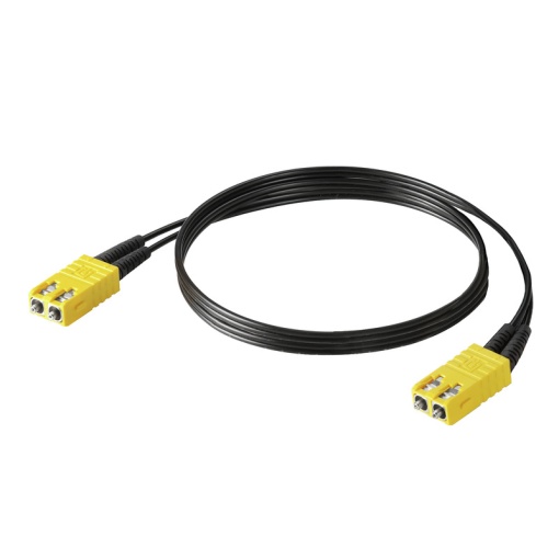 Assembled Fibre-optic data cable, ZIPCORD, SCRJ IP 20, SCRJ IP 20, Polyethylene, 980 µm, 3 m