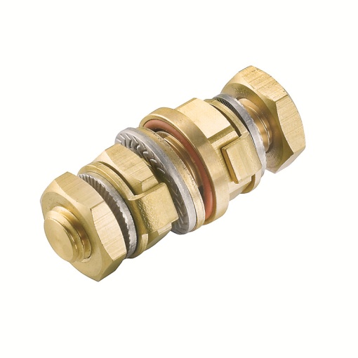 Earthing stud Housing, Klippon POK polyester empty enclosure, Miscellaneous, 21 x 21 x 48.7 mm, Brass