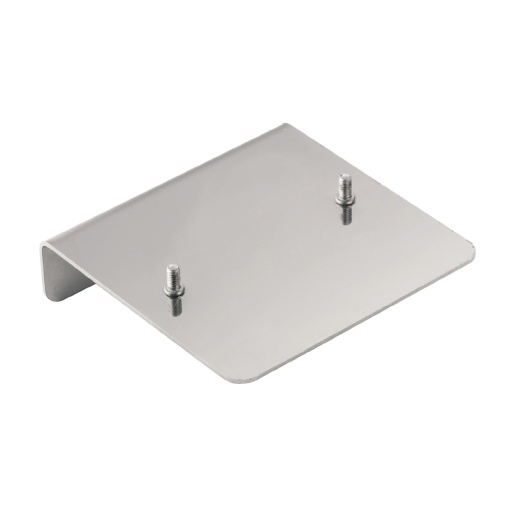 Rating plate holder, Klippon TB Terminal Box, Riveted, 70 x 70 x 20 mm, Stainless steel 1.4301, Stainless steel 1.4301 304, Mirror polished, silve