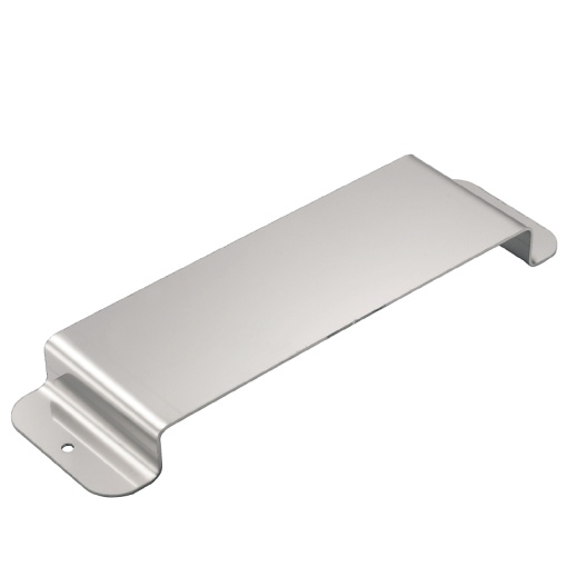 Rating plate holder, Klippon TB Terminal Box, Riveted, 171 x 50 x 16.5 mm, Stainless steel 1.4301, Stainless steel 1.4301 304, Mirror polished, si