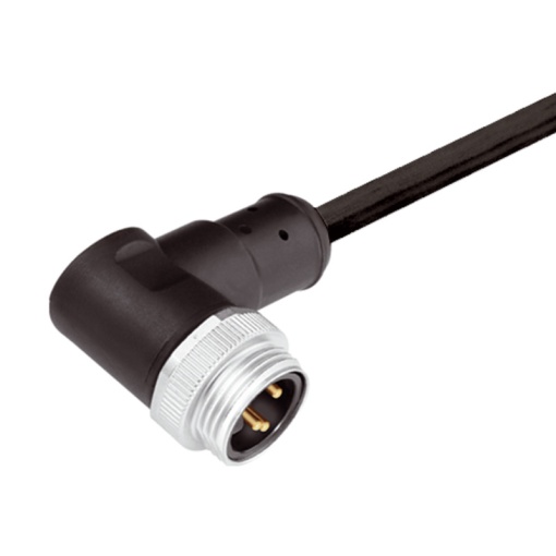 Sensor-actuator Cable, 78", Number of poles 3, 1.5 m, pin, 90, LED No, Shielded No