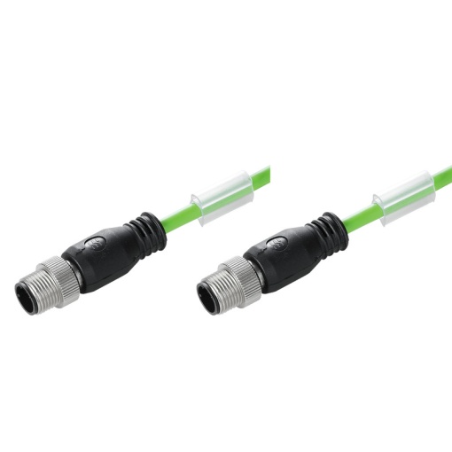 EtherCat Cable assembled, Connecting line, Number of poles 4, 10 m