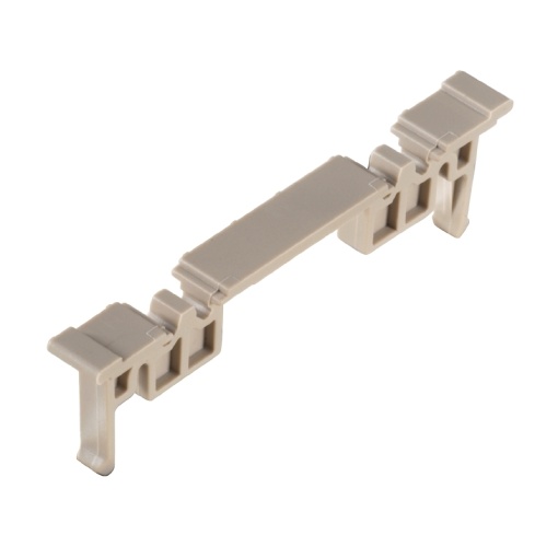 Terminal cover, dark beige, Height 43.9 mm, Width 4.9 mm, Depth 7.9 mm