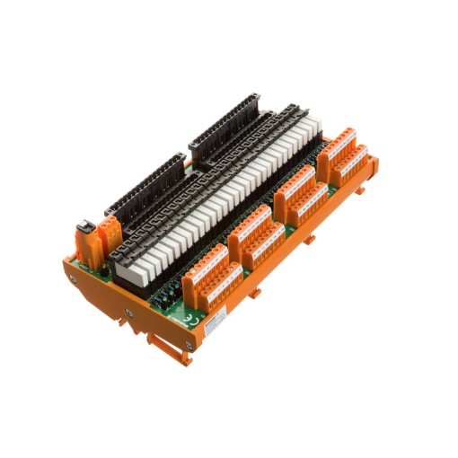 Interface module with relais, RSS, Clamping yoke, SLDV-THR 5.08, 64-pole, 24 V DC  10%, 13 mA, 1-wire