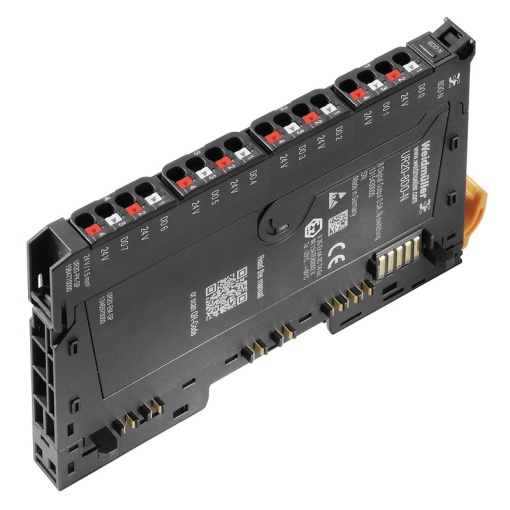 Digital output module IO, Digital output module, PUSH IN, 24 V DC 20 % -15 %, via the system bus, -20 C...60 C
