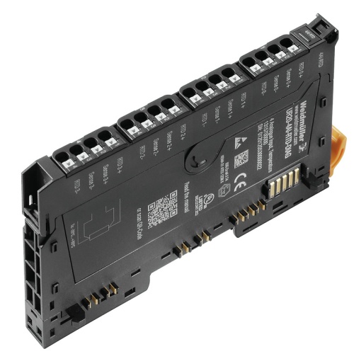 Analogue input module IO, Temperature module, PUSH IN, 24 V DC 20 % -15 %, via the system bus, -20 C...60 C