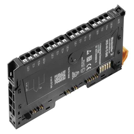 Analogue input module IO, Temperature module, PUSH IN, 24 V DC 20 % -15 %, via the system bus, -20 C...60 C