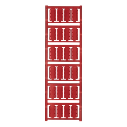 Cable coding system, red, Conductor O.D.7 - 40 mm, Polyamide 66, -40...100 C