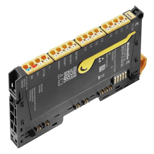 Safety power feed module IO