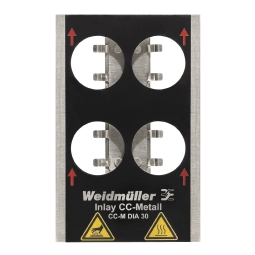 Inlay device marking, Marker type CC-M DIA 30, Version Holder for 4 signs