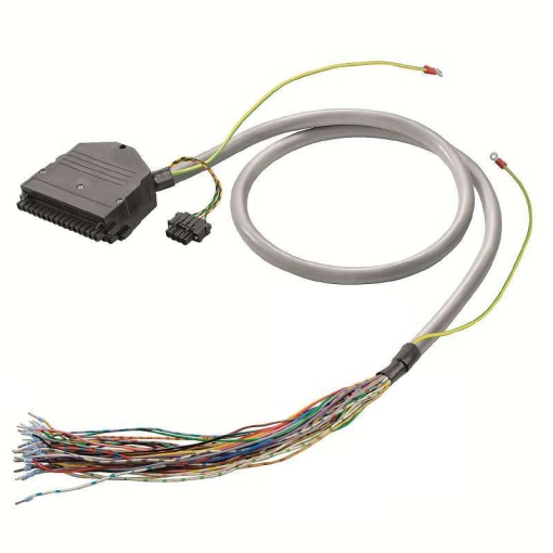 PLC-wire, Digital signals, 36-pole, Cable LiYCY, 6 m, 0.34 mm²