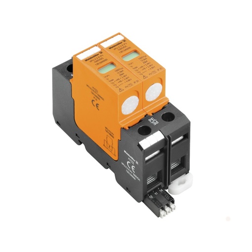 Surge voltage arrester  power supply systems, with remote contact, Type II, DC, 1000 V