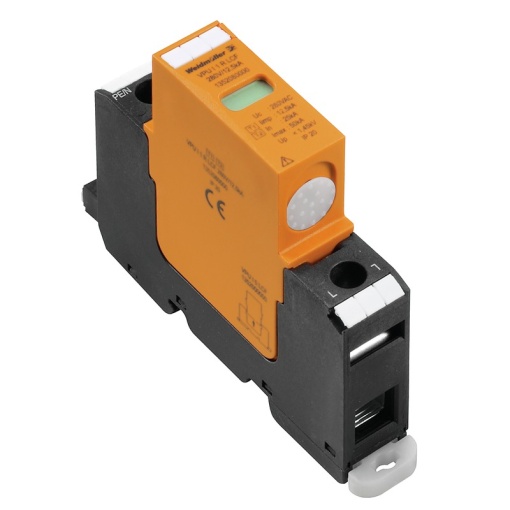 Surge voltage arrester  power supply systems, with remote contact, Leakage-current-free, Type I  II, Low voltage network Single-phase, III, IV, AC