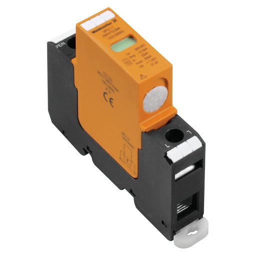 Surge voltage arrester  power supply systems, without telecomm. contact, Type I  II, Low voltage network Single-phase, III, IV, AC, 230 V