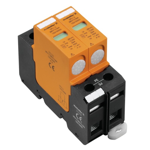 Surge voltage arrester  power supply systems, without telecomm. contact, Type I  II, Low voltage network Single-phase, III, IV, AC, 230 V