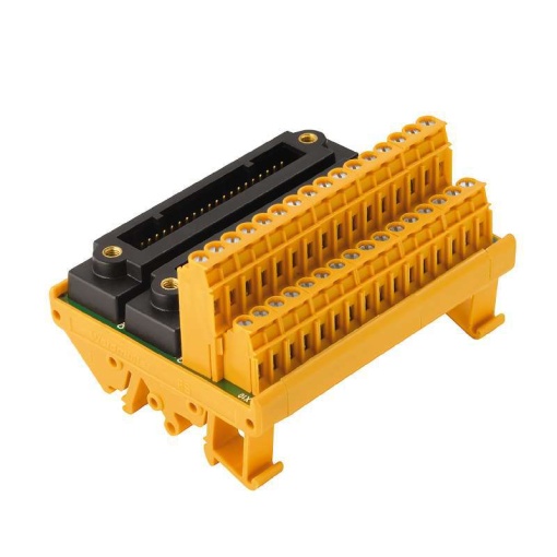 Interface module with terminal, connector, 2 x KS 40P, 40-pole plug, LL2N 5.08 mm, Screw connection