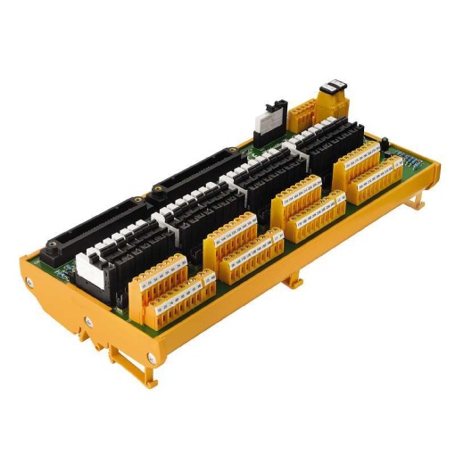 Interface module with relais, RSS, LL2N 5.08 mm, Screw connection, 2 x AKB 50P, 50-pole plug, 24 V DC  10%, 13 mA, LED status display per channel 