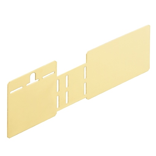 Earthing plate Housing, Klippon POK polyester empty enclosure, Miscellaneous, 101 x 32.5 x 0.8 mm, Brass, polished, untreated