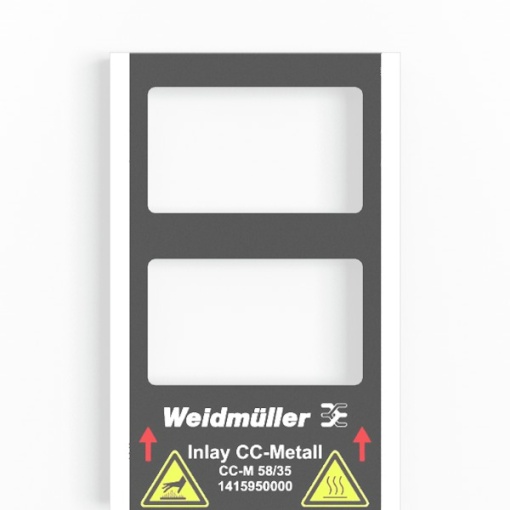 Inlay device marking, Marker type CC-M 5835, Version Holder for 10 signs