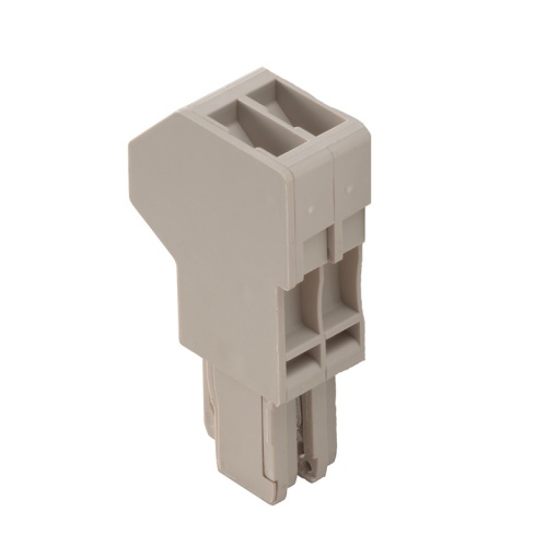 Plug terminal, Screw connection, 2.5 mm², 24 A, 500 V, Number of connections 2, Number of poles 2, Width 11.2 mm
