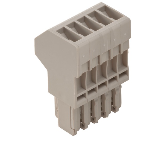 Plug terminal, Screw connection, 2.5 mm², 24 A, 500 V, Number of connections 5, Number of poles 5, Width 26.5 mm