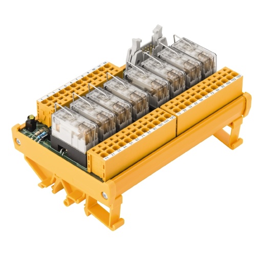 Interface module with relais, RCL, LL 5.08 mm, Screw connection, LP 5.08  plug-in connector in acc. with IEC60603-13  DIN41651, 10-pin, LL 5.08 mm, 
