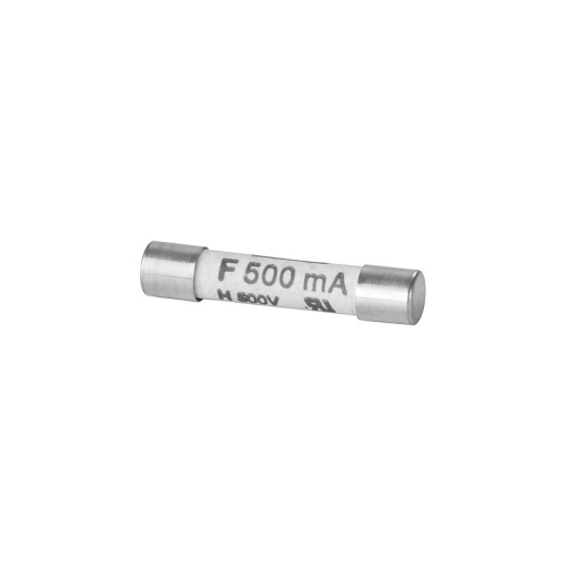 Miniature fuse, quick-acting, 0.5 A, G-Si. 6.3 x 32
