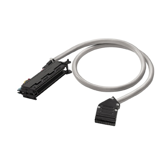 PLC-wire, Digital signals, 20-pole, Cable LiYY, 5 m, 0.25 mm²
