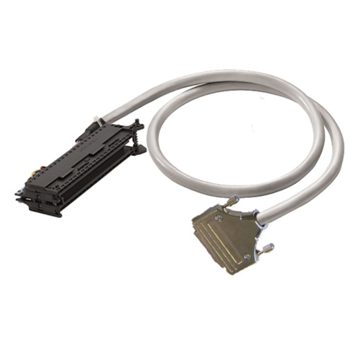 PLC-wire, 37-pole, Cable LiYCY, 0.5 m, 0.25 mm²
