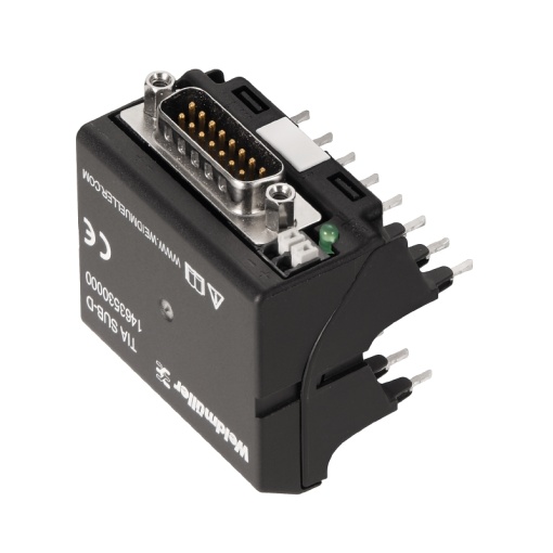Interface adapter relay, Sub-D, 15-pole, DIN 41652  IEC 60807, 24 V, 125 mA